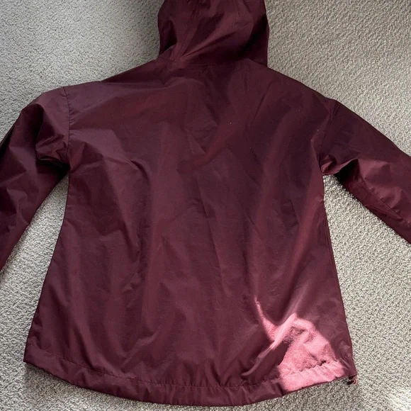 Maroon REI Hooded Jacket with Orange Lining - Picture 4 of 4